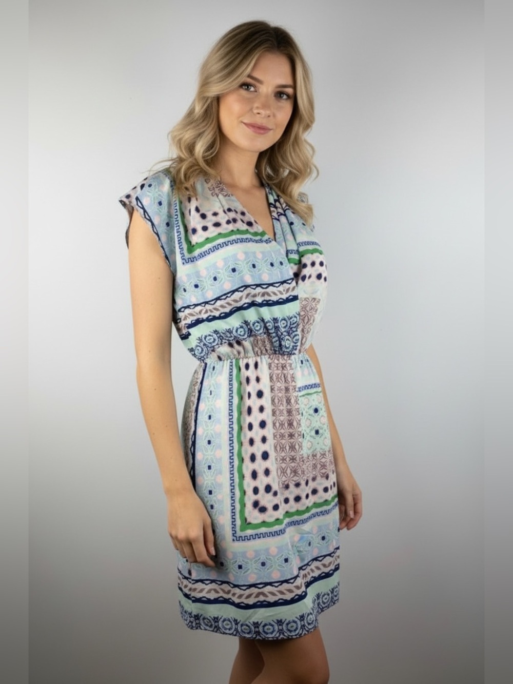 bar III Mixed Print Dress Size XS